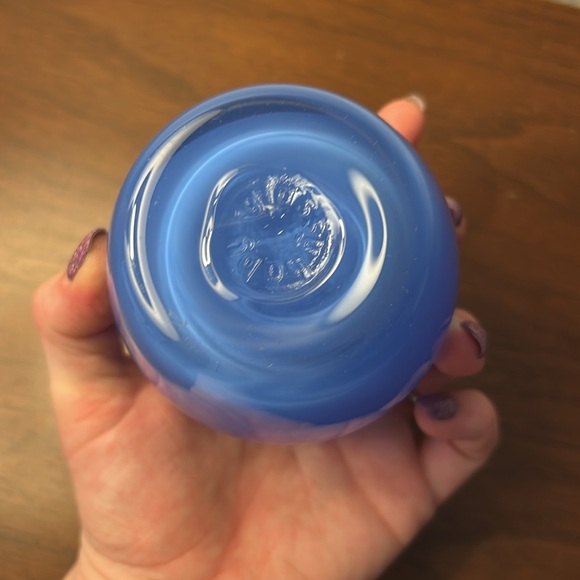 Glassybaby candle holder votive. “Peace” - Picture 3 of 4